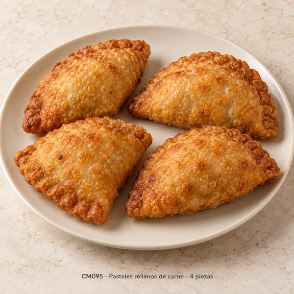 Pasteles rellenos de carne (4 piezas)