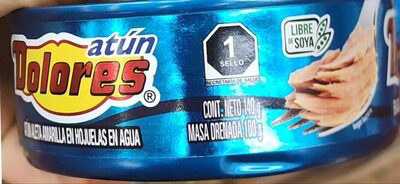 ATÚN DOLORES EN AGUA 140G
