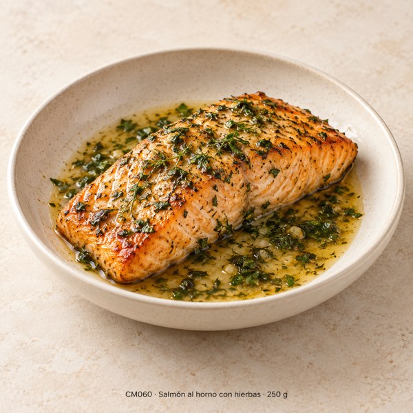 Salmón al horno con hierbas 500 g