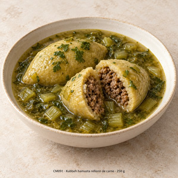 Meat-stuffed kubbeh hamusta 1 kg