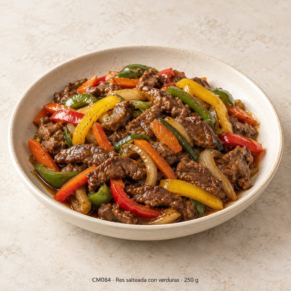 Res salteada con verduras 1 kg