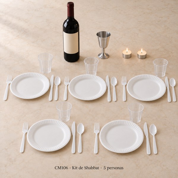 Kit de Shabbat para 5 personas
