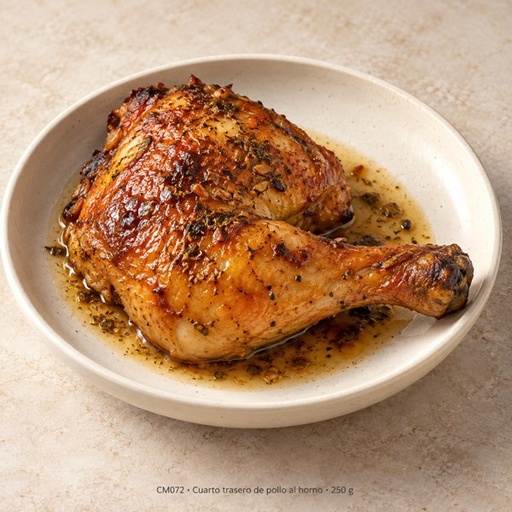 [CM072-250] Cuarto trasero de pollo al horno 250 g