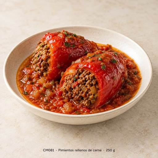 [CM081-250] Pimientos rellenos de carne 250 g