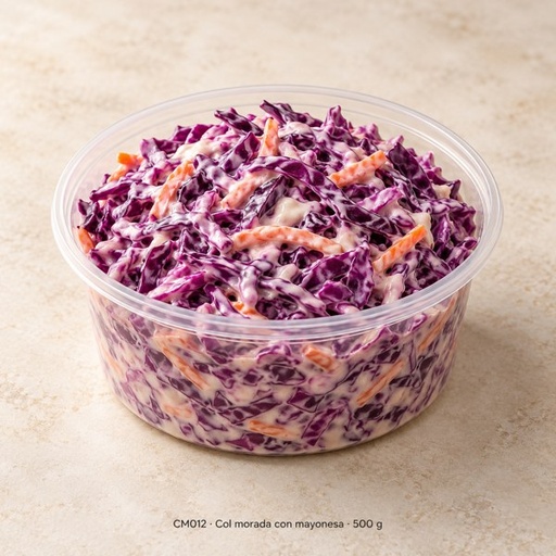 [CM012] Col morada con mayonesa 500 g